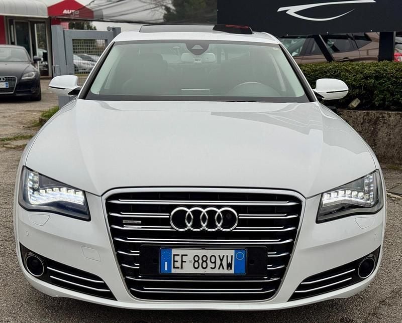 Usata Audi A8 Ambiente 351 CV (258 kW) 2011 Bianco Berlina