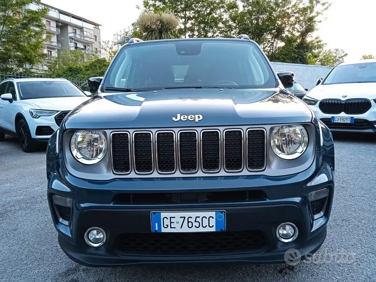 Usata Jeep Renegade Limited 131 CV (96 kW) 2021 Blu SUV