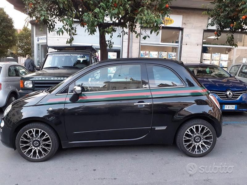 Usata Fiat 500 2012 Nero Cabrio