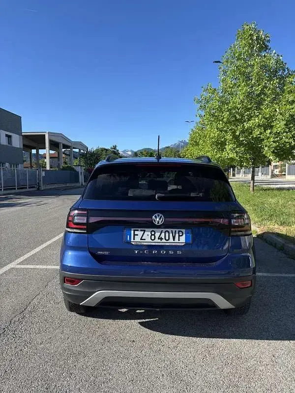 Usata VW T-Cross 95 CV (69 kW) 2020 Blu SUV