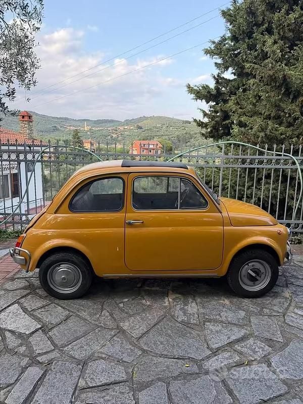 Usata Fiat 500 1970 Giallo Utilitaria