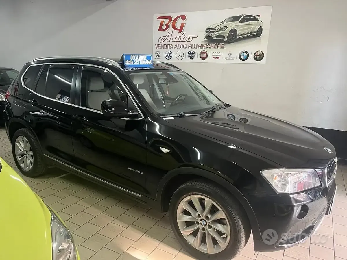 Usata BMW X3 184 CV (135 kW) 2012 Nero SUV