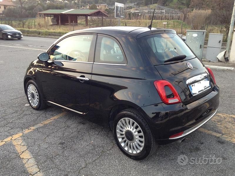 Usata Fiat 500 Lounge 69 CV (50 kW) 2016 Nero Berlina