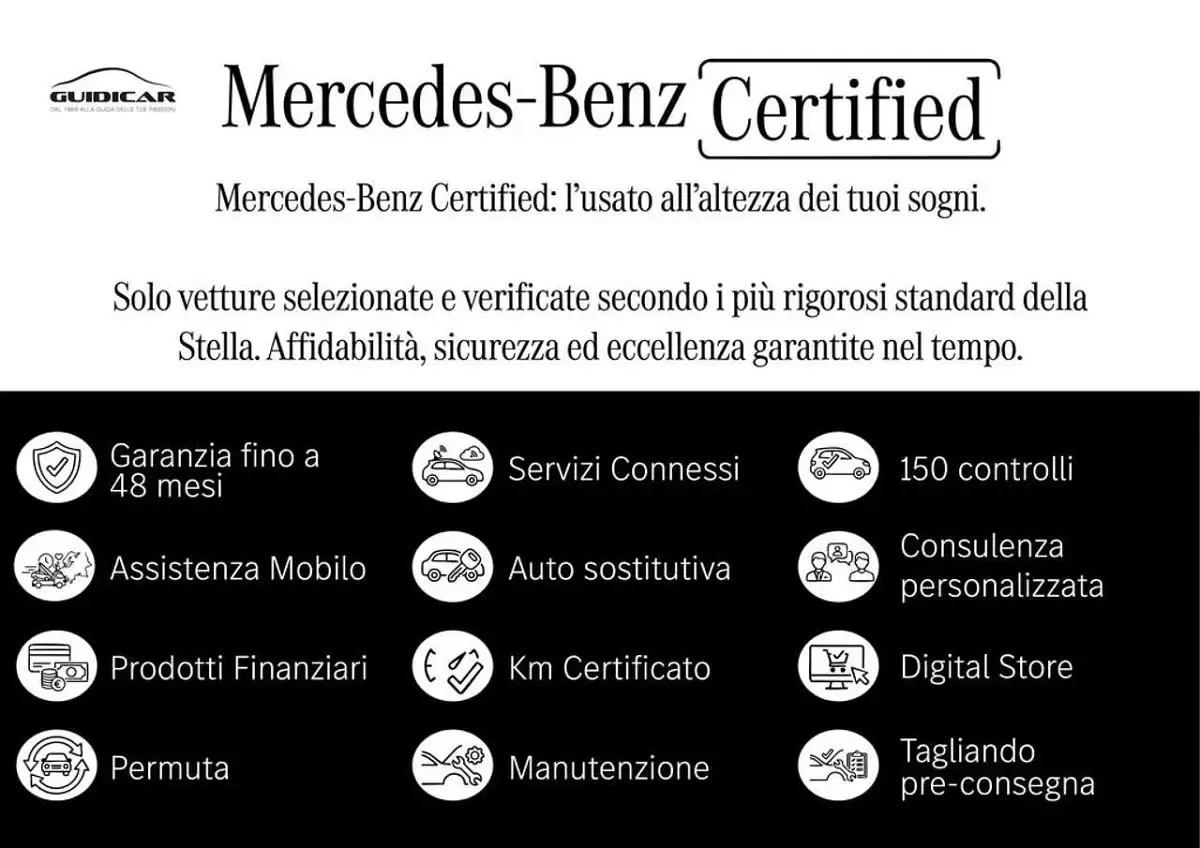 Usata Mercedes GLC300e Advanced Plus 197 CV (144 kW) 2023 Argento SUV