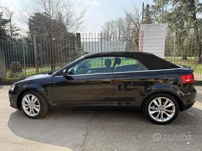 Usata Audi A3 Cabriolet Ambition 125 CV (91 kW) 2013 Nero Cabrio