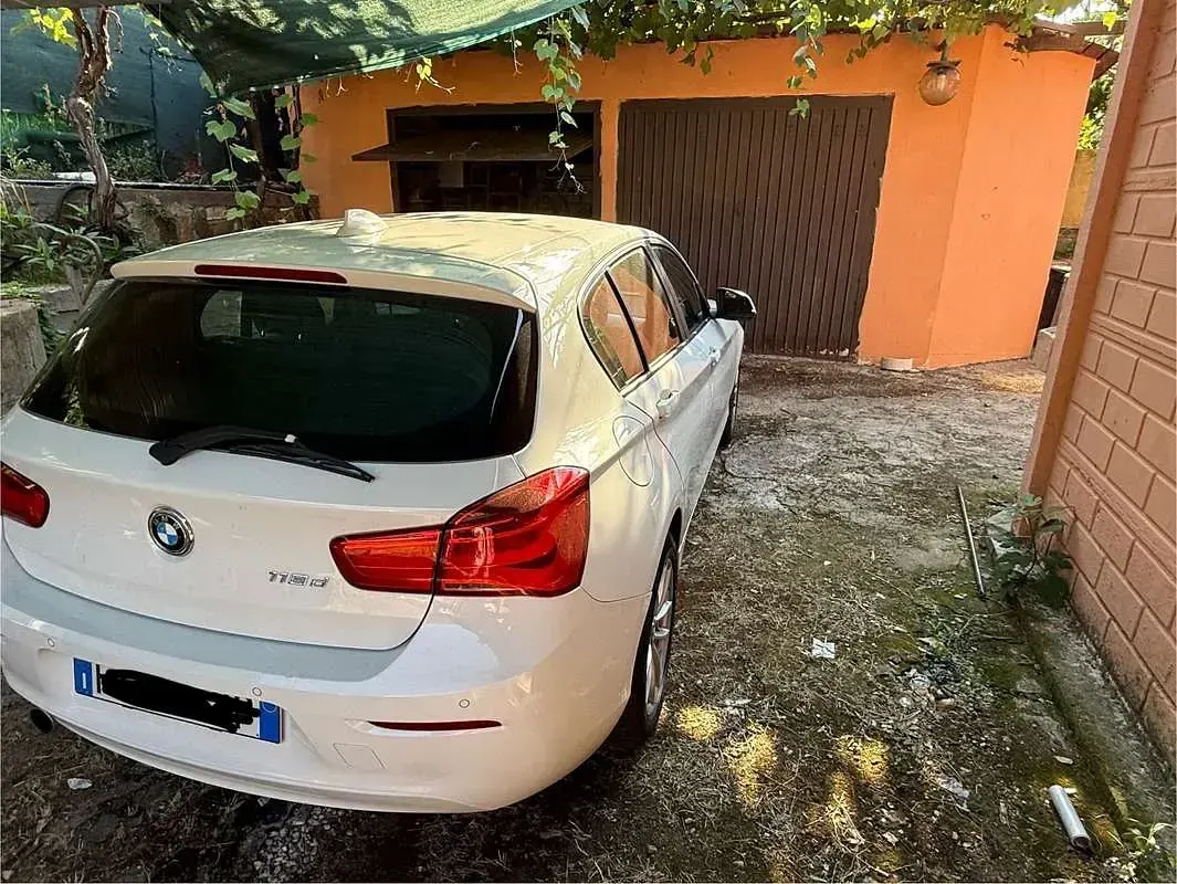 Usata BMW 118 Advantage 150 CV (110 kW) 2019 Bianco Berlina