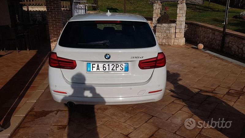 Usata BMW 316 116 CV (85 kW) 2015 Bianco Station wagon