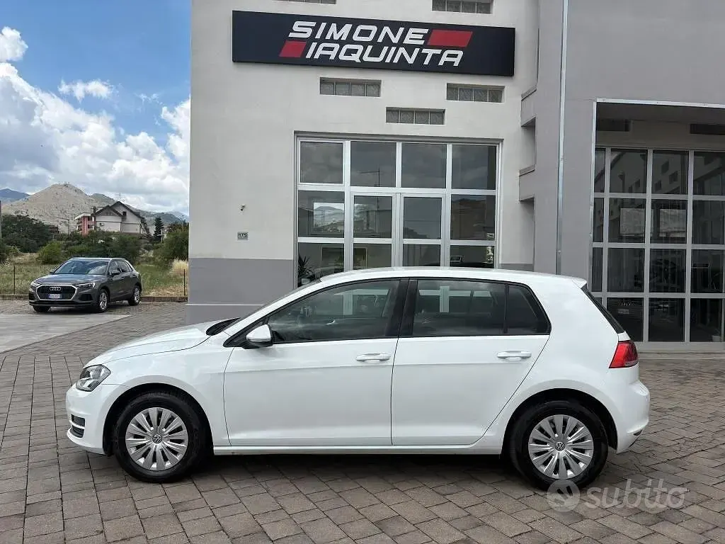 Usata VW Golf VII 90 CV (66 kW) 2016 Bianco Berlina