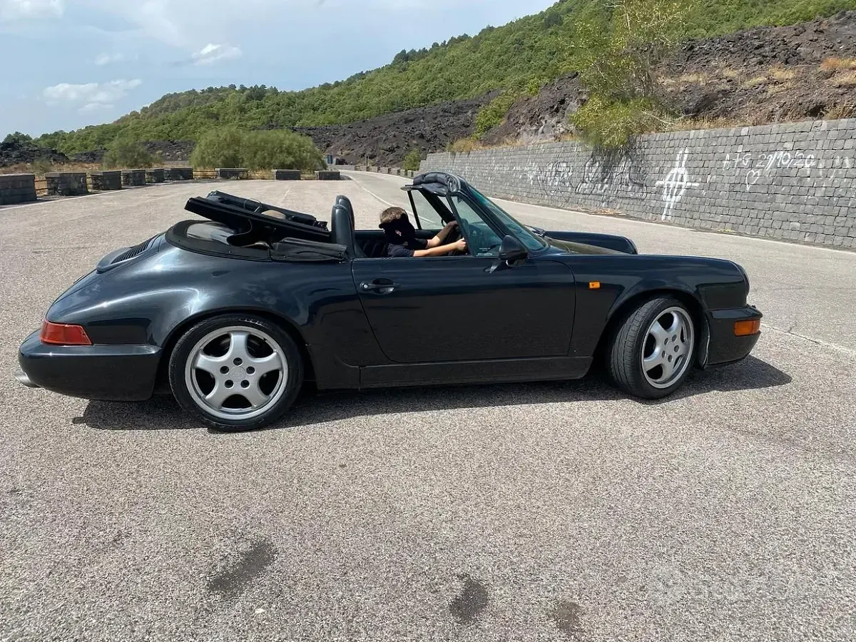Usata Porsche 964 250 CV (183 kW) 1991 Nero Cabrio