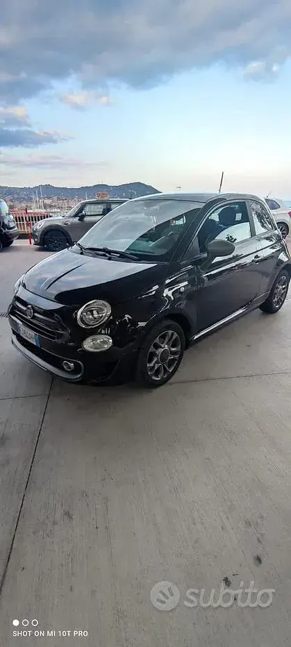 Usata Fiat 500S S 69 CV (50 kW) 2017 Nero Utilitaria