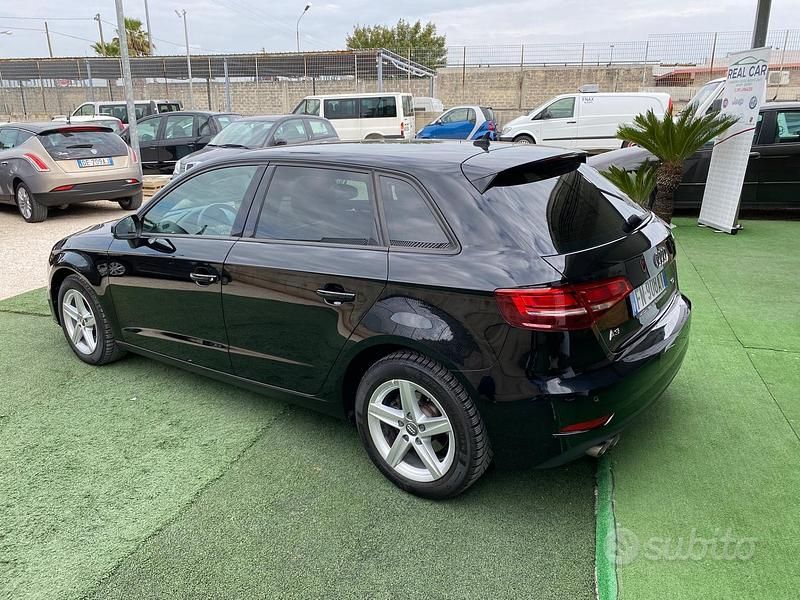 Usata Audi A3 150 CV (110 kW) 2018 Nero Berlina