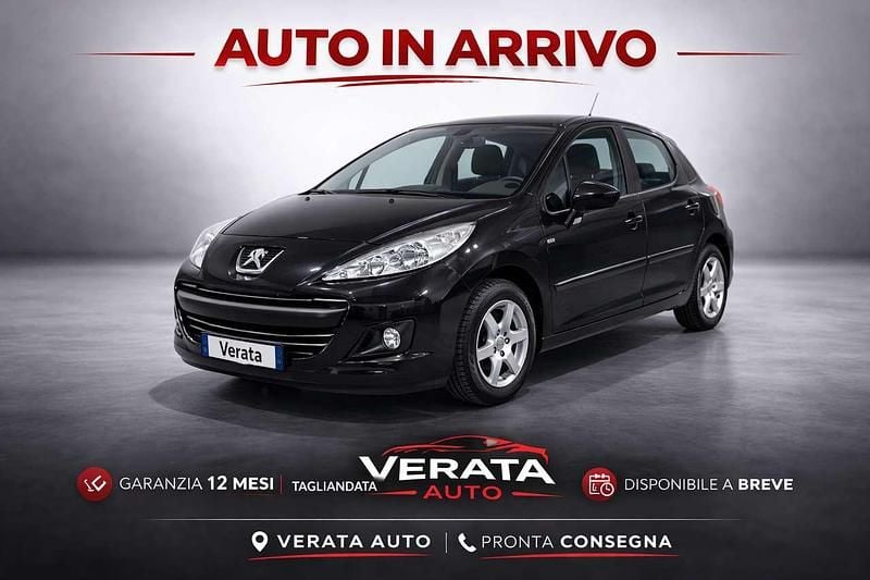 Usata Peugeot 207 73 CV (53 kW) 2010 Nero Berlina