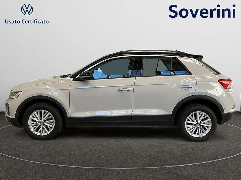 Usata VW T-Roc Life 110 CV (80 kW) 2022 Beige SUV