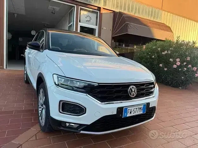 Usata VW T-Roc Advance 116 CV (85 kW) 2019 Bianco SUV