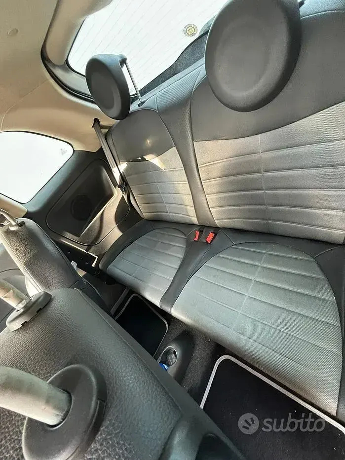 Usata Fiat 500 100 CV (73 kW) 2009 Grigio Cabrio