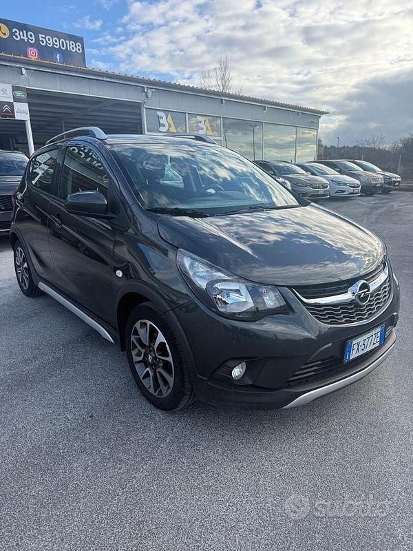 Usata Opel Karl Rocks 73 CV (53 kW) 2019 Grigio Utilitaria