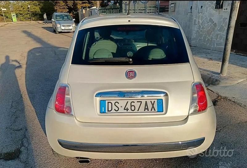 Usata Fiat 500 Lounge 75 CV (55 kW) 2008 Bianco Berlina