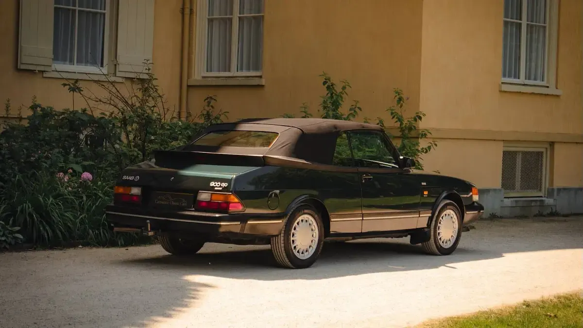 Usata Saab 900 Cabriolet 141 CV (103 kW) 1992 Verde Cabrio
