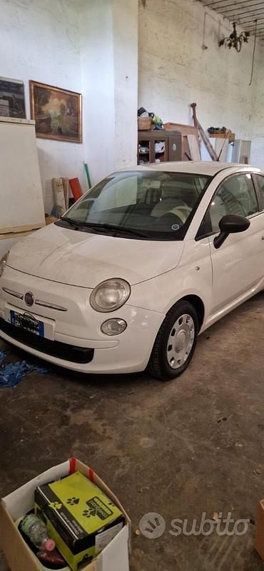 Usata Fiat 500 2009 Bianco Cabrio