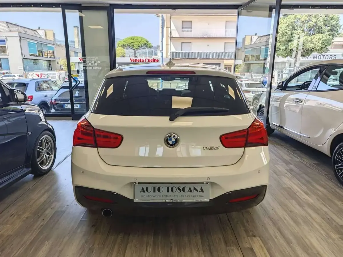 Usata BMW 116 M Sport 116 CV (85 kW) 2018 Bianco Utilitaria