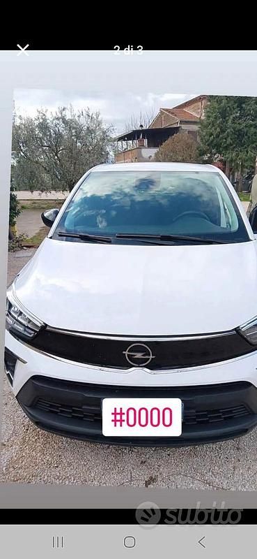 Usata Opel Crossland 83 CV (61 kW) 2021 Bianco SUV