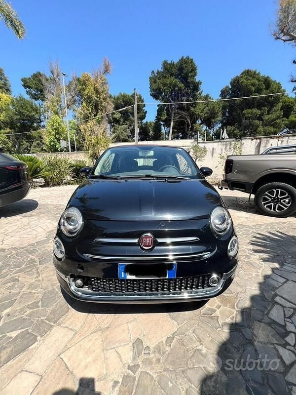 Usata Fiat 500C 2015 Nero Cabrio