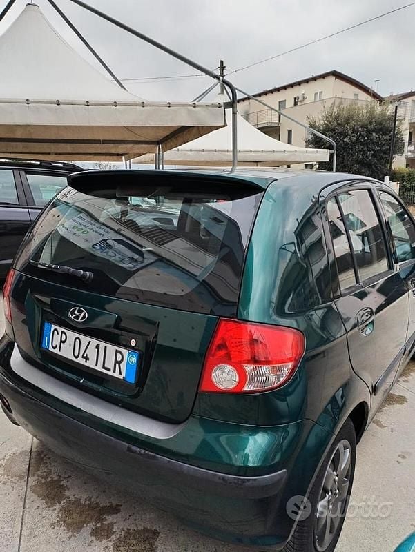 Usata Hyundai Getz Active 82 CV (60 kW) 2004 Verde Utilitaria
