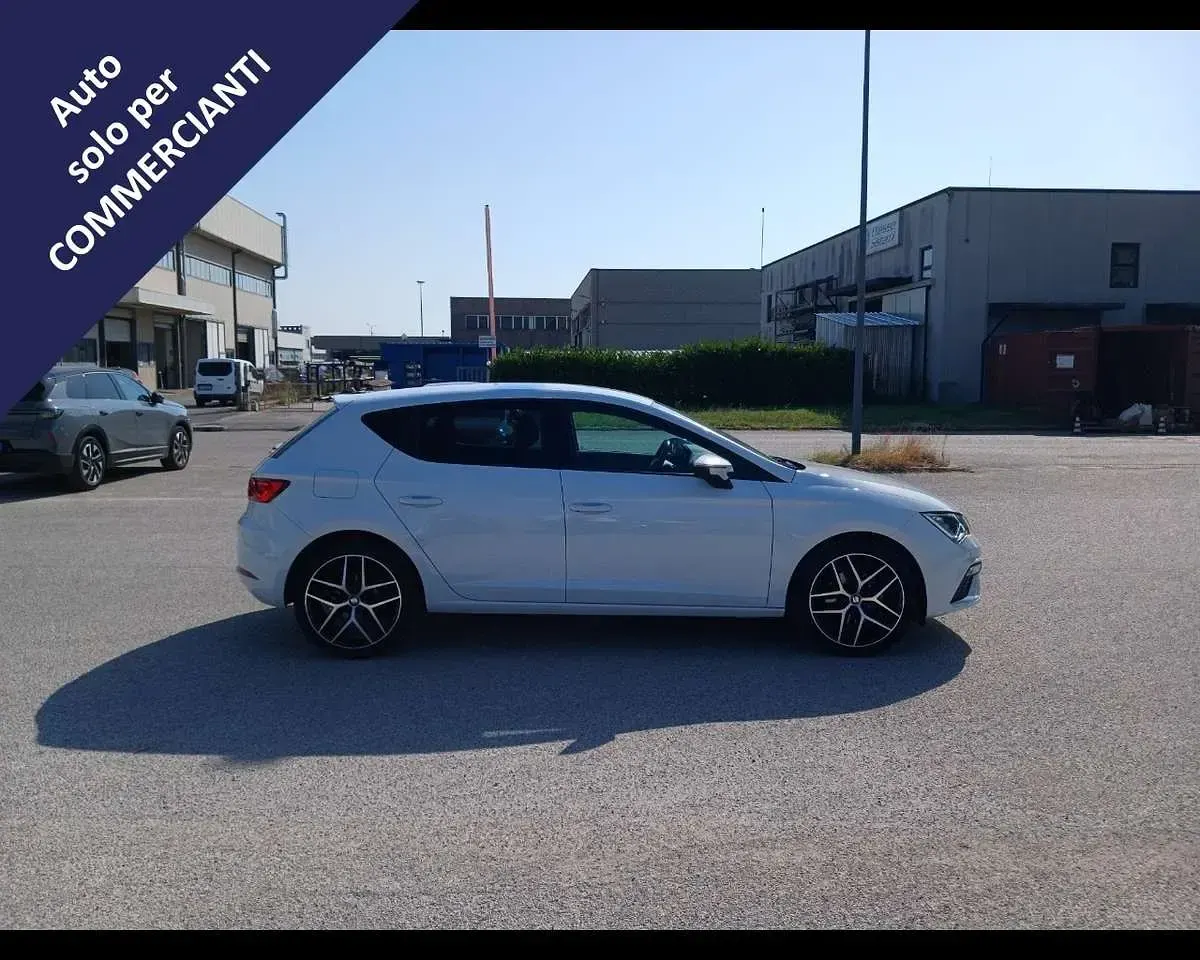 Usata Seat Leon FR 131 CV (96 kW) 2020 Bianco Berlina