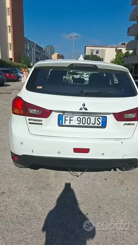 Usata Mitsubishi ASX 114 CV (83 kW) 2017 Bianco SUV