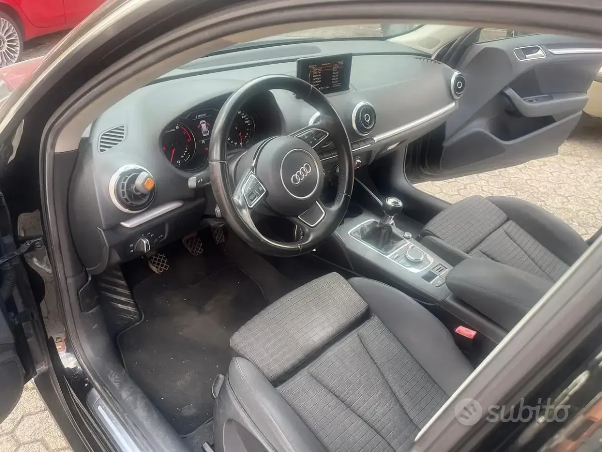 Usata Audi A3 180 CV (132 kW) 2013 Nero Berlina