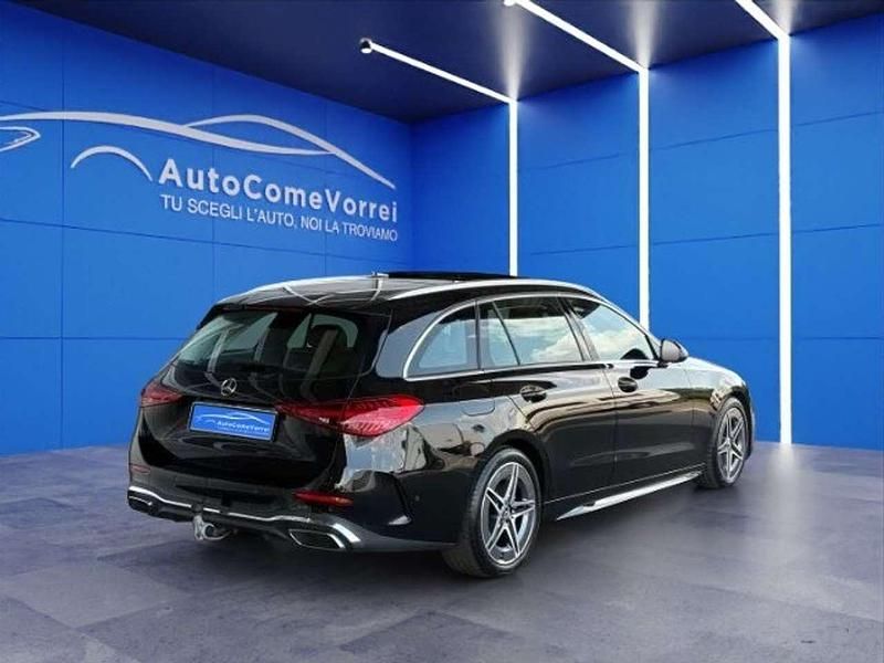 Usata Mercedes C200 Advanced Plus 204 CV (150 kW) 2024 Nero Station wagon