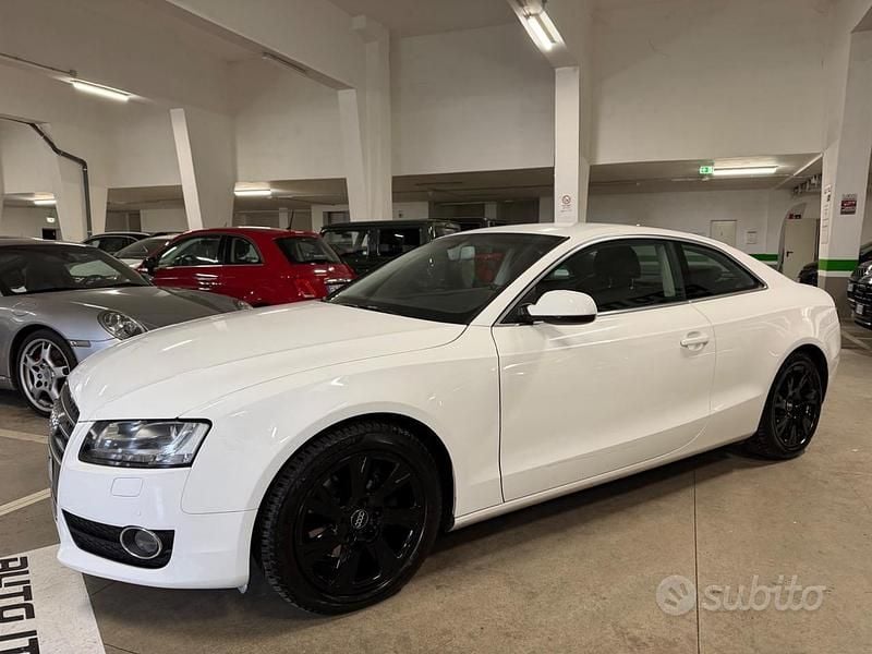 Usata Audi A5 Ambition 160 CV (117 kW) 2010 Bianco Coupé