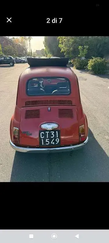 Usata Fiat 500 809 CV (595 kW) 1973 Rosso Utilitaria