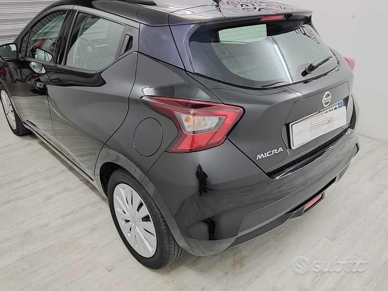 Usata Nissan Micra Acenta 92 CV (67 kW) 2021 Nero Utilitaria
