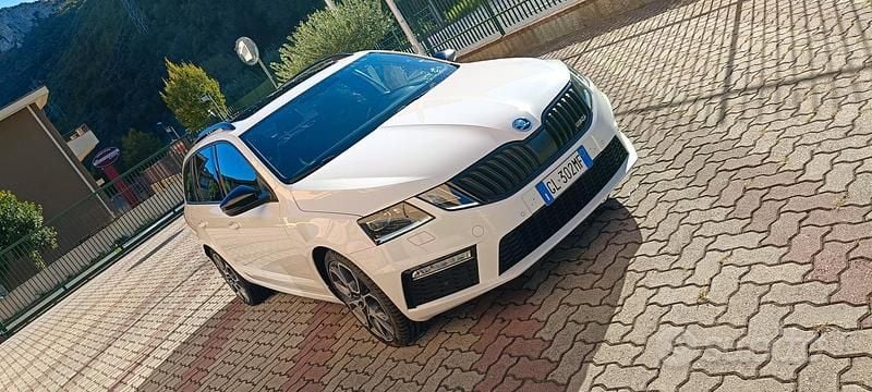Usata Skoda Octavia vRS 184 CV (135 kW) 2018 Bianco Berlina