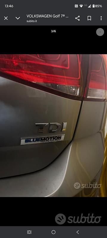Usata VW Golf VII 110 CV (80 kW) 2016 Berlina