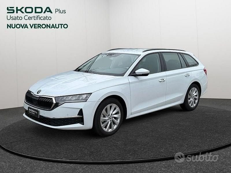 Usata Skoda Octavia Selection 150 CV (110 kW) 2024 Bianco Station wagon