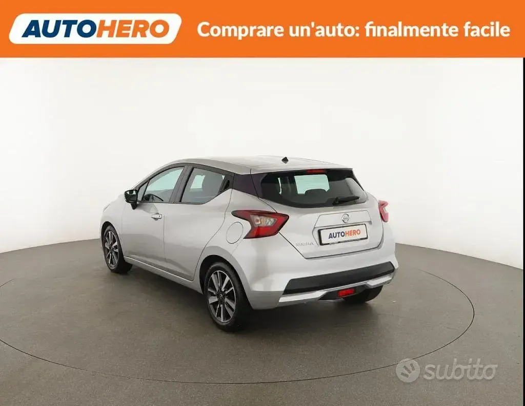 Usata Nissan Micra Acenta 90 CV (66 kW) 2018 Grigio Utilitaria