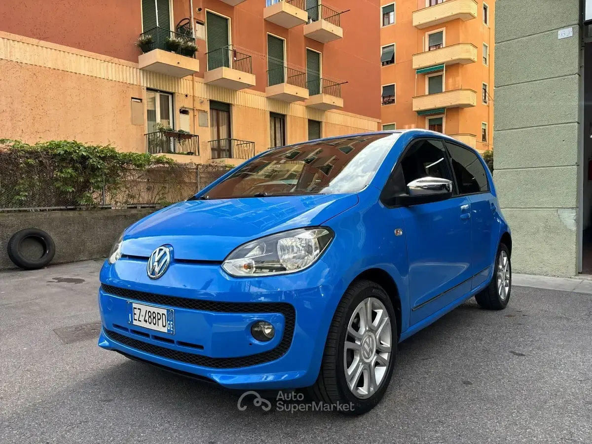 Begagnad VW up! 68 HK (50 kW) 2015 Blå Halvkombi