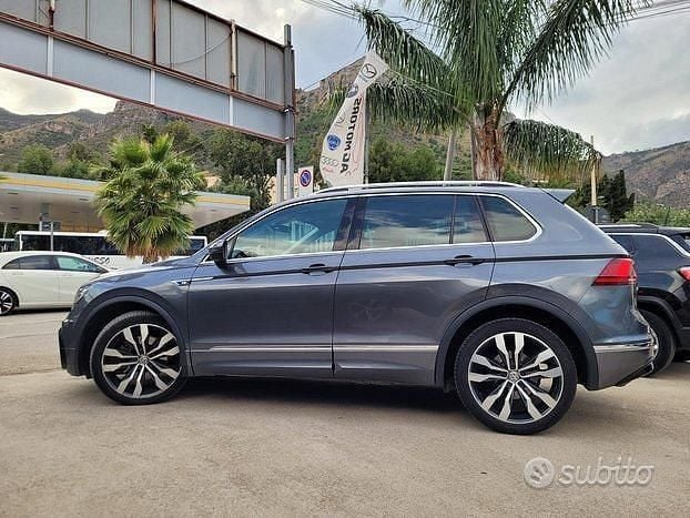 Usata VW Tiguan R-line 190 CV (139 kW) 2018 Grigio SUV