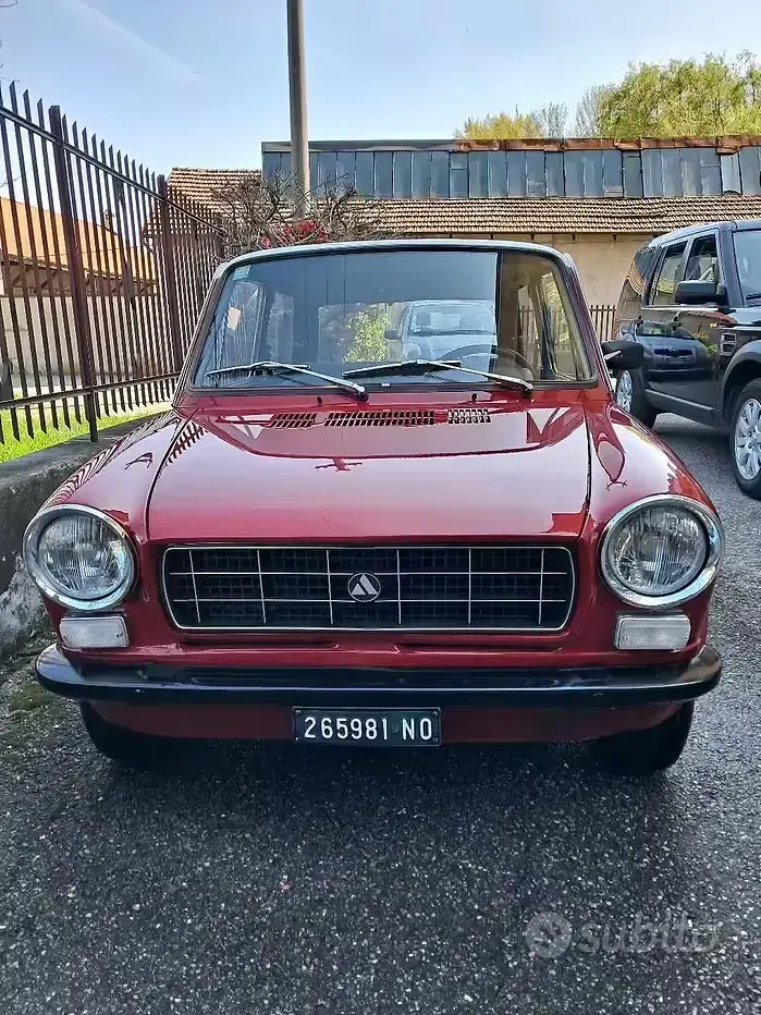 Usata Autobianchi A112 1970 Rosso Utilitaria