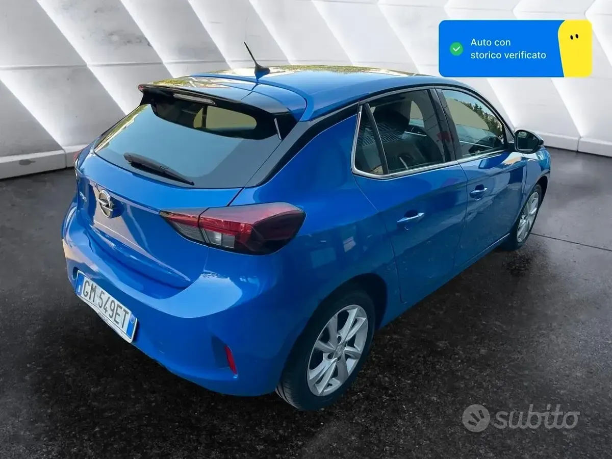 Usata Opel Corsa Elegance 102 CV (75 kW) 2022 Blu Utilitaria