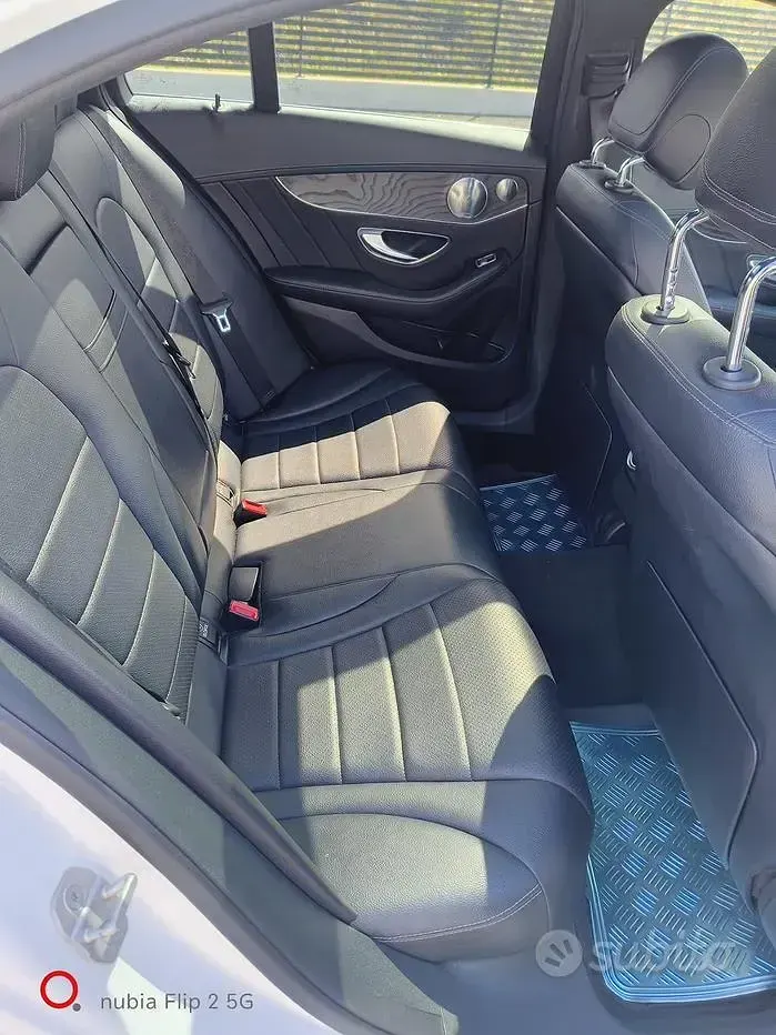 Usata Mercedes C220 170 CV (125 kW) 2015 Bianco Berlina
