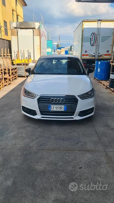 Usata Audi A1 90 CV (66 kW) 2015 Bianco Utilitaria