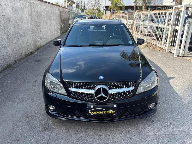 Usata Mercedes C220 Avantgarde 170 CV (125 kW) 2009 Nero Station wagon