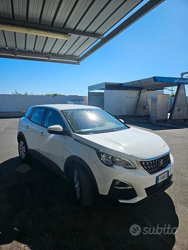 Bianco Usata 2019 Peugeot 3008 SUV | 13.800 € (Super prezzo) - Immagine 1/4