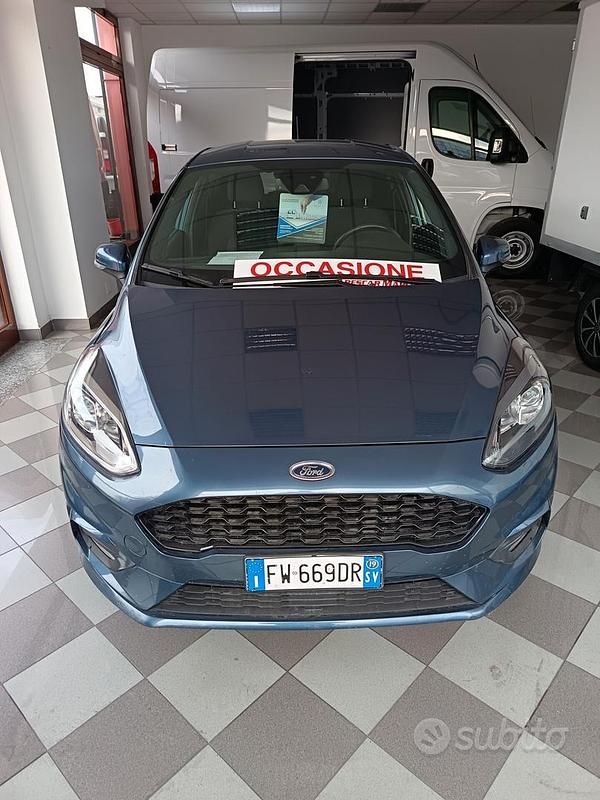 Usata Ford Fiesta ST-Line 101 CV (74 kW) 2019 Blu Berlina