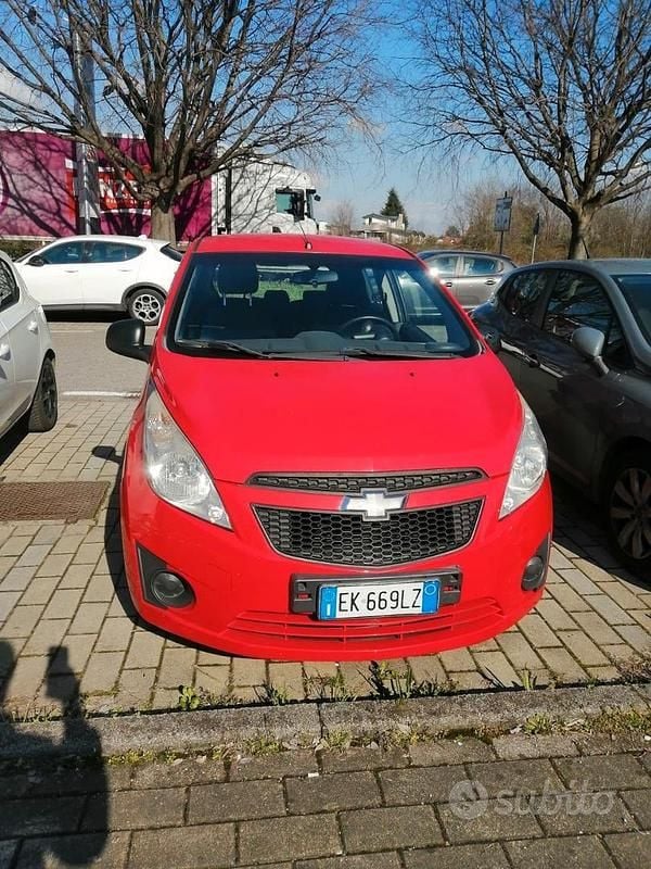 Usata Chevrolet Spark 2011 Rosso Utilitaria