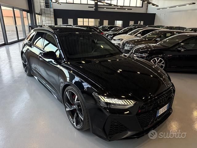 Usata Audi RS6 Ambiente 600 CV (441 kW) 2022 Nero Station wagon