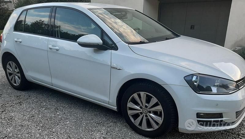 Usata VW Golf VII 110 CV (80 kW) 2016 Bianco Berlina